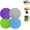 B, variant on Jar Opener Kit, 5 in 1 Multi Function Can Opener, 4 in 1 Bottle Opener with Non Slip Rubber Jar Gripper Pad for Arthritis Weak Hands