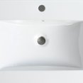 thumbnail image 3 of 30 Inch White Ceramic Bathroom Sink - Large 29.62"x18.54" Basin. Material, Easy To Clean, Sleek Design For , Maintenance, Style, 3 of 5