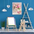thumbnail image 1 of Cuadros Decorativos Kit de pintura de diamante 5D DIY flor completo taladro redondo imagen pared decoración del hogar Ndcxsfigh Nuevos Originales, 1 of 5