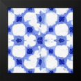 thumbnail image 2 of Nancy Green Design 12x12 Black Modern Framed Museum Art Print Titled - Aquarelle Blue I, 2 of 5