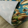 thumbnail image 4 of Ambesonne Aesthetic Place Mats Set of 4, Enchanting Night Forest, Standard Size, Dark Blue and Pale Brown, 4 of 5
