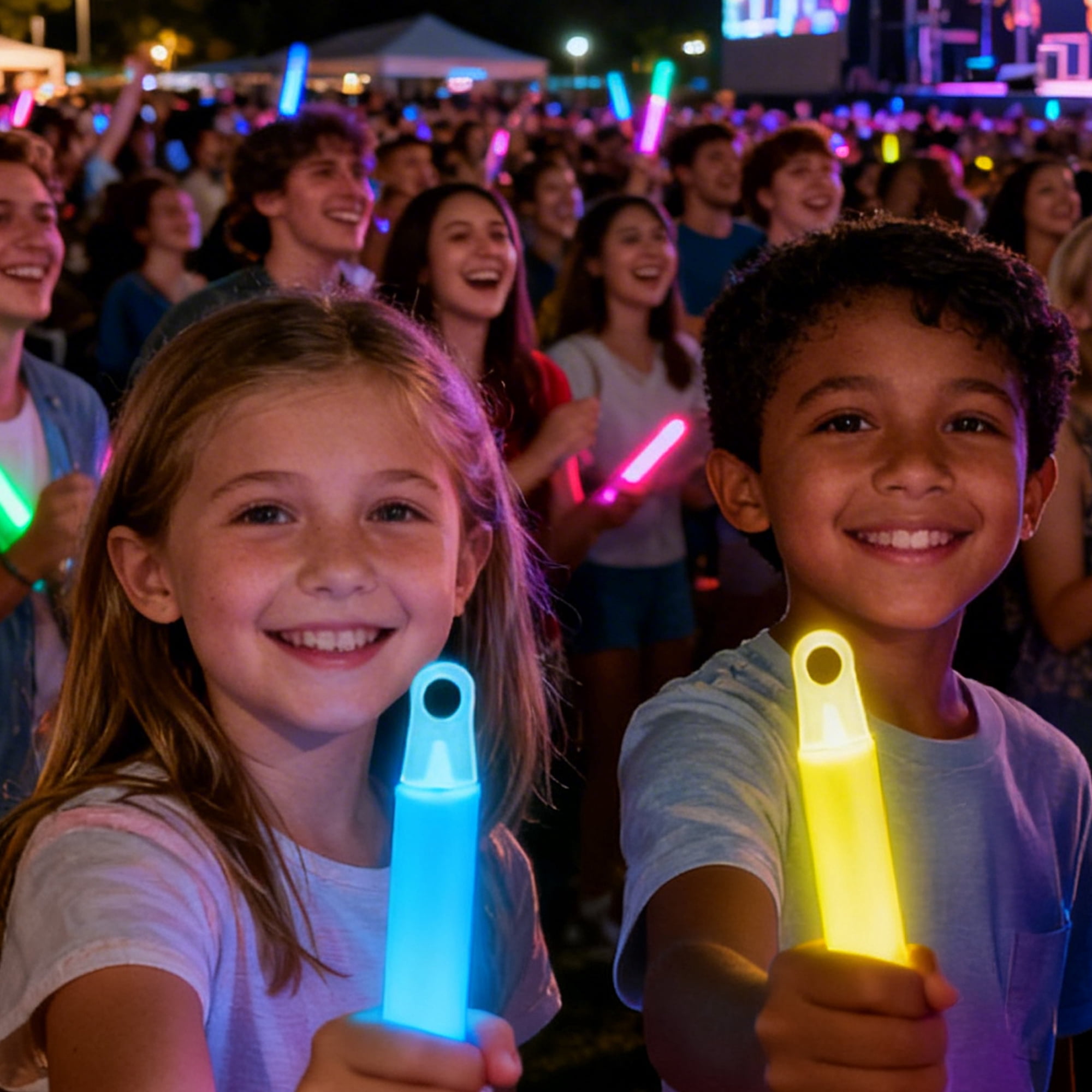 Multicolor Glow Sticks, 4", 30 Count, Party Favors by Way To Celebrate