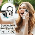 thumbnail image 3 of iPhone 13 PRO Case ,Card Slots Leather Wrist Strap Phone Cover for iPhone 13 PRO, 3 of 5
