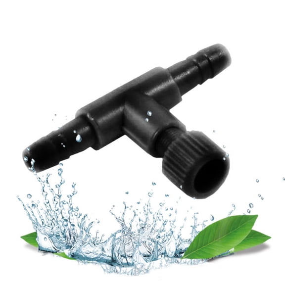 Aquarium Airline Control Valve - 1 Way Water Regulator for Fish Tank Accessories, 4mm Tubing Connector