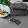 thumbnail image 3 of Portable Electric Heated Lunch Box Car Mini Microwave Oven Lunch Bag Oxford Waterproof, 3 of 4