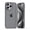 Gray, variant on Shockproof Case For iPhone 15 Pro Max, Translucent Matte Frosted Back with Soft TPU Bumper Protective Cover, Slim Anti-Fingerprint Slim Fit Rugged Shield For iPhone 15 Pro Max, Gray