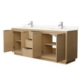 thumbnail image 4 of Wyndham Collection Wcf282880d-Qtz-Unsmxx Maroni 80" Free Standing Double Basin Vanity Set, 4 of 7