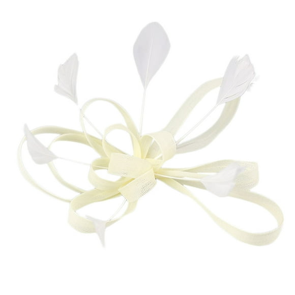 FADAACAI Fascinators Hat Hat a Headband Fascinators Tea Ribbons Flower Mesh on Headwear Feathers Headband Women's Fascinators Fascinator for Women Clearance!