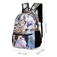 thumbnail image 2 of Genshin Impact Shoulder Backpack Casual Rucksack Bookbag Lightweight Prints Daypack, 2 of 8