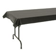 thumbnail image 2 of Table Mate Black Plastic Disposable Table Cover - 40"W x 150 Foot Roll, 2 of 5