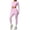 D9/Pink, variant on Afdoent Womens Workout Set Solid Color Breathable Workout Yoga Long Sleeve And Pants For Fitness Running Exercise Activewear Outfit Fashion Clothes