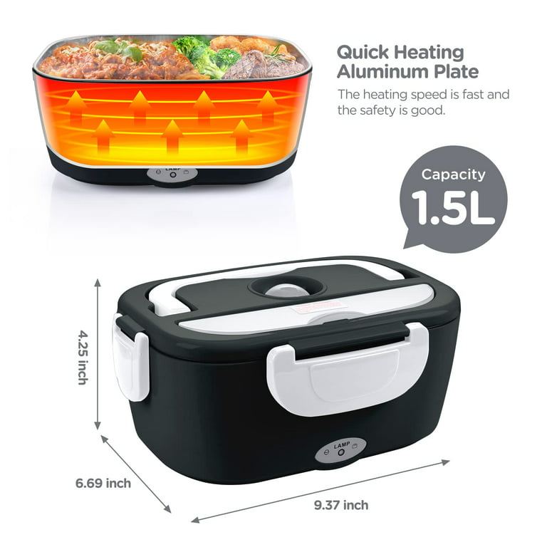 COCOBELA Electric Lunch Box Portable Food Warmer for Car and Home