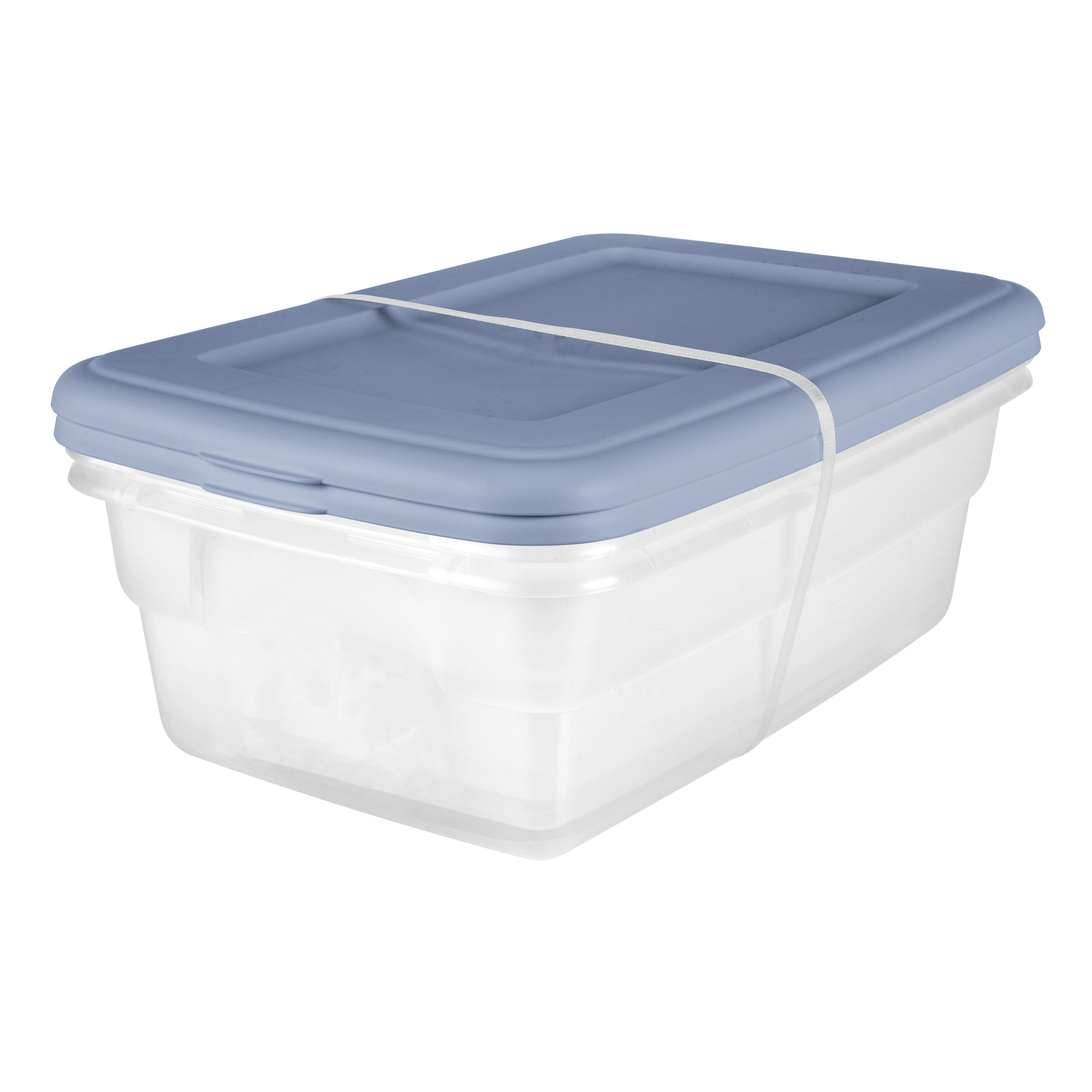 Sterilite 7.5 Quart Clear Plastic Storage Box & Lid w/ Blue Latches (12  Pack), 12pk - Ralphs