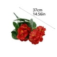 thumbnail image 3 of Valentine's Day Artificial Rhododendron Table Centerpieces Rhododendron Portable UV Resistant Red, Flowers Valentine Flowers Outdoor for Floral Home Decor, 3 of 5