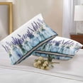 thumbnail image 3 of Outdoor Pillow Cover Watercolor Purple Lavender Flowers Set of 2 Waterproof Throw Pillowcases Vintage Hand Drawn Decorative Patio Furniture Pillows for Couch Garden Indoor & Outdoor Use, 3 of 9