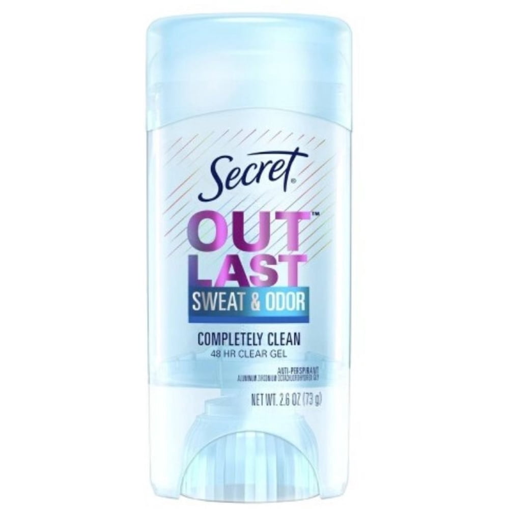 Secret Outlast Antiperspirant & Deodorant Clear Gel, Completely Clean 2