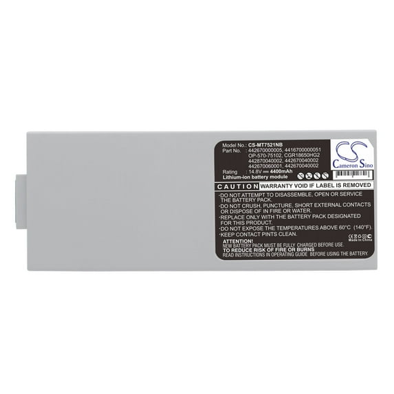 4400mAh OP-570-75102 442670040002 442870040002 ICR-18650G CGR18650HG2 4416700000051 442670060001 442670000005 Battery for Q7-XD