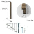 thumbnail image 3 of Goo-Ki 12 Pack 7.6 Inch(192mm) Kitchen Cabinet Pulls, Antique Brass Cabinet Handles, Drawer Pulls for Dresser,Wardrobe & Cupboard, 3 of 9