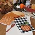 thumbnail image 3 of Pumpkin Fall Kitchen Towels Set of 2,Maple Leaves Autumn Dish Towels 18x26 Inch,Farmhouse Home Indoor Thanksgiving Harvest Seasonal Vintage Decorations, 3 of 6