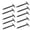 Black, variant on 10 Pcs Nylon Spiral Tent Stakes, Heavy-Duty Windproof Ground Pegs for Camping, Picnic, Beach, Soft Soil & Muddy Terrain – Portable Screw Design for Canopy, Awning