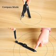 thumbnail image 5 of Herramienta de trazado multifunción, fotocopiadora de contornos para carpintería, medidor de contorno, herramienta de trazado de madera, herramienta de marcado de duplicación de formas, medida de esqu, 5 of 5