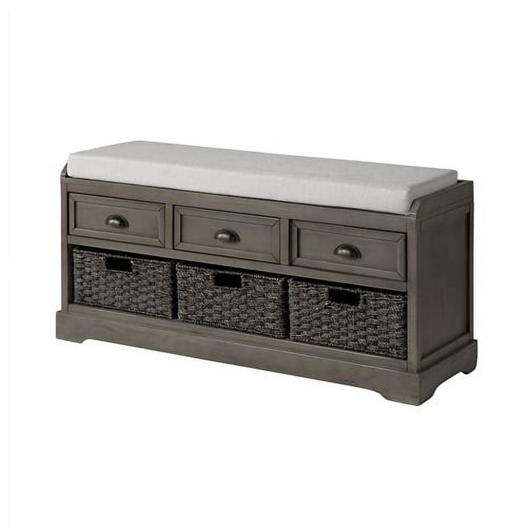 Multi Material Shoe Storage Bench  Functional Furniture Entryway –  stonewondesigns