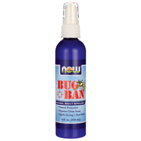 NOW Foods Bug Ban Natural Insect Repellent 4 fl oz (Best Natural Bug Repellent)