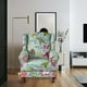 Couverture de Chaise en Polyester Wingback Canapé Housse de Fauteuil Housses Chaise à Manger – image 3 sur 8