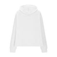thumbnail image 5 of DDAPJ pyju Textured Sweatshirt for Women Lightweight Drawstring Hoodies Loose Casual Pullover Sweatshirts with Pocket, 5 of 7