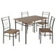 thumbnail image 1 of Comedor de 4 Sillas Kingshouse Marron, 1 of 6