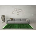 thumbnail image 3 of Ahgly Company Indoor Round Abstract Green Modern Area Rugs, 6' Round, 3 of 4
