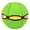 Green, variant on Magic Stomp Ball Toy, Deformation Flying Saucer Bouncing Ball with Lights, Outdoor Interactive Toy for Kids & Pets