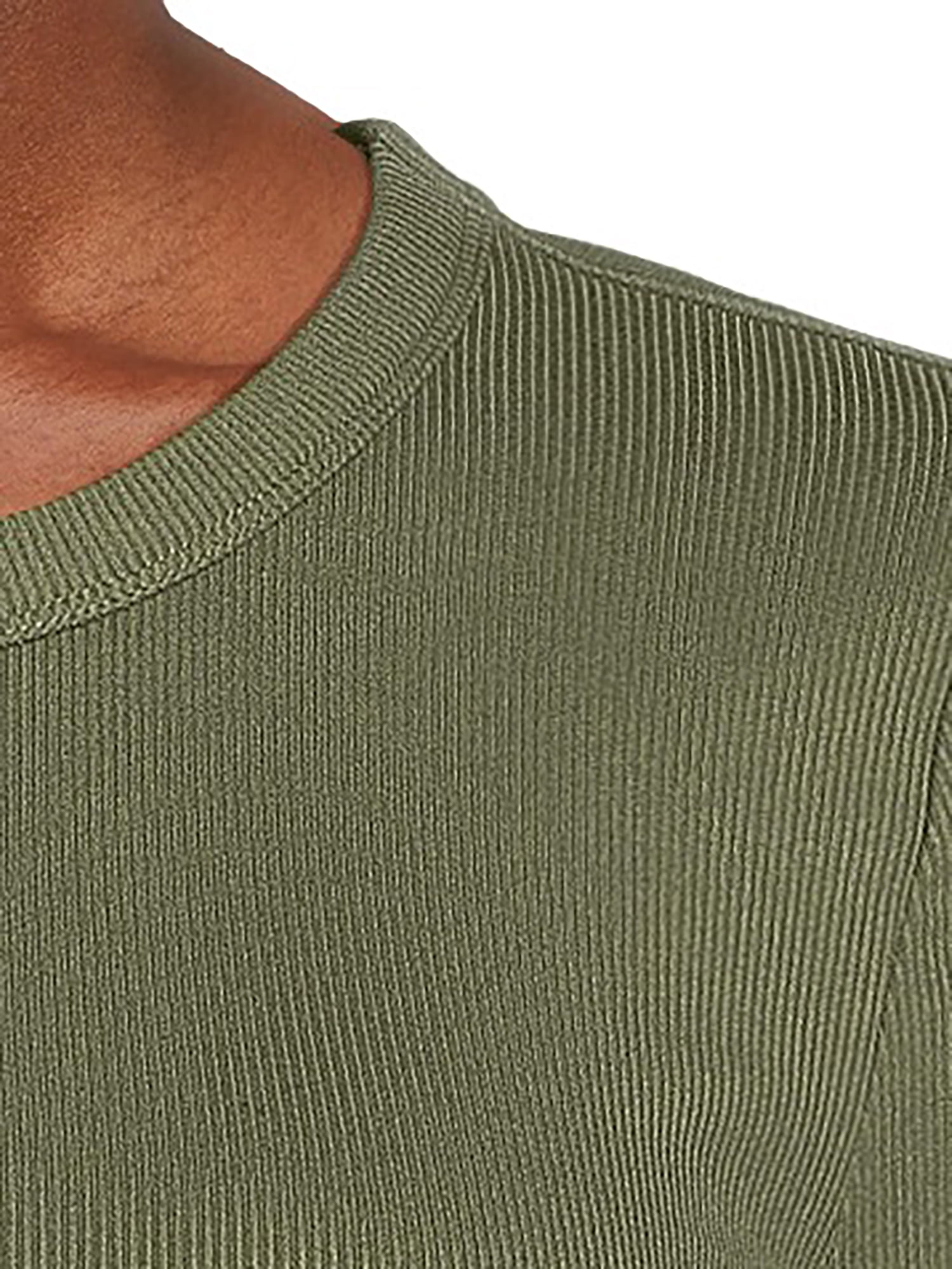 No Boundaries Long Sleeve Ribbed Crewneck T-Shirt (Women's)