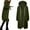 Green1, variant on Zylarhe Women's Warm Hooded Jacket Soft Lightweight Zip Up Coat Casual Winter Fashion Outerwear Comfortable Cozy Top