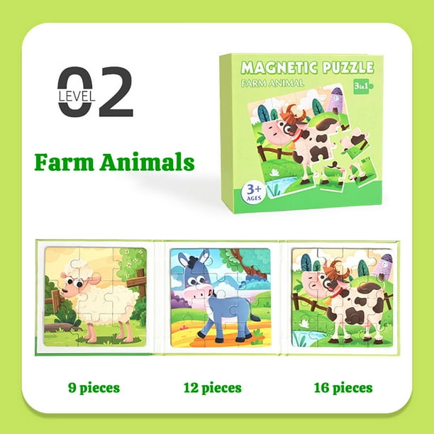 Rompecabezas magnético avanzado para niños de 3 a 6 años con Puzzle Thinking Toys the Puzzle