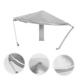 thumbnail image 3 of FONDOTIN 1 Pce Couvercle de Cheminée en Acier Inoxydable Capuchon d'Échappement Imperméable Argent pour Usage Domestique Design Durable, 3 of 8