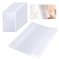 thumbnail image 1 of 10 Uds A4 fundas transparentes para libros de ejercicios, funda transparente para libros, fundas transparentes ajustables y reutilizables de plástico grueso para libros oso de fresa Hogar, 1 of 5