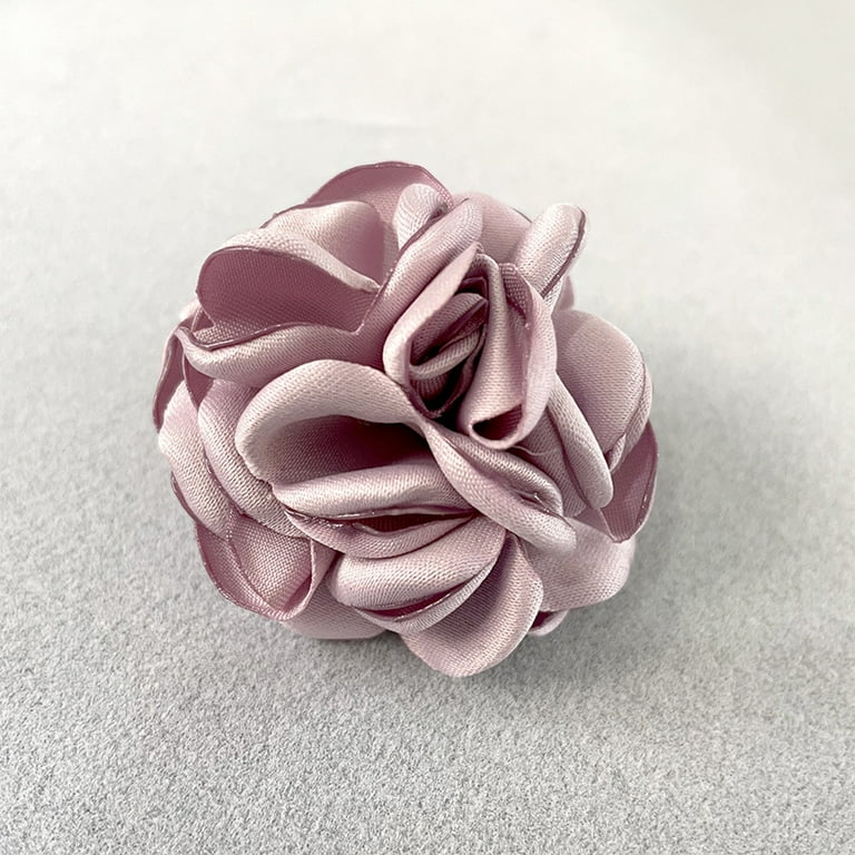 silk flower pins for dresses Fabric Flower for dress or Hair Flower pin