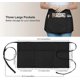 thumbnail image 2 of 2pcs 3-pocket waitress apron, waterproof and oil-repellent waiter waist apron,black, 2 of 5