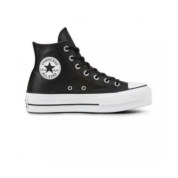 Converse plataforma negras rebajas sale