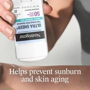 Neutrogena Ultra Sheer SPF 50 Mineral Sunscreen Stick, Face Sunscreen, Zinc Oxide, 1.5 oz
