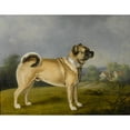 thumbnail image 2 of Henry Bernard Chalon 14x12 Gold Ornate Wood Frame and Double Matted Museum Art Print Titled - A Favorite Pug (1802), 2 of 4