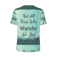thumbnail image 2 of Daiia Not All Those Who Wander Are Lost1 Mens Baseball Jersey Button Down Shirts Short Sleeve Sports Uniforms-3X-Large, 2 of 9