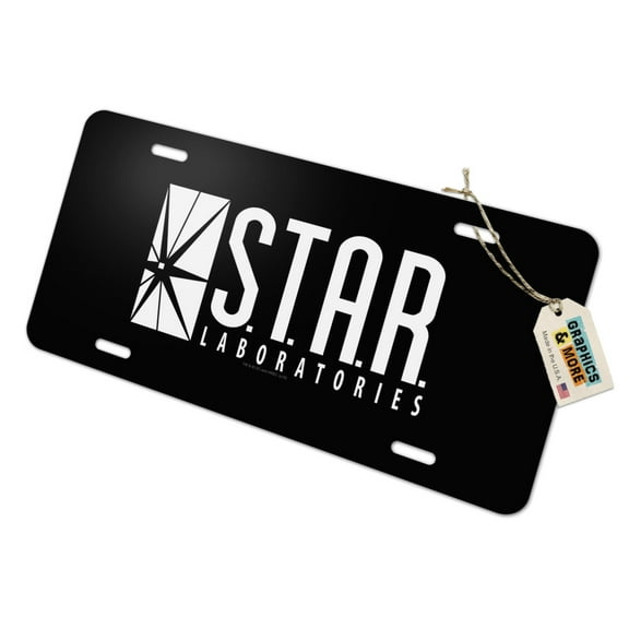 The Flash TV Series STAR Labs Logo Novelty Metal Vanity Tag License Plate