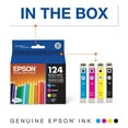 thumbnail image 3 of EPSON 124 DURABrite Ultra Ink Black & Color Cartridge Combo Pack For Stylus NX-125, NX-127, NX-130, NX-230, NX-330, NX-420, NX-430, WorkForce WF-320, WF-323, WF-325, WF-435, 3 of 6