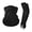 Black, variant on Summer UV Protection Cooling Neck Gaiter Face Clothing Neck Gaiter Mask & Sun Protection Cooling Arm Sleeves for Men & Women, Compression Sleeves for Football, Golf & Volleyball