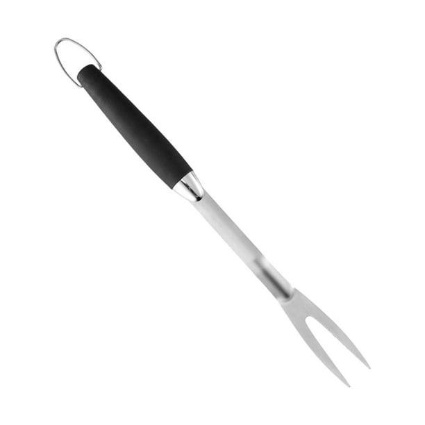 Herramientas para barbacoa Accesorios para asar a la parrilla Herramientas para asar portátiles con agarre cómodo Tenedor