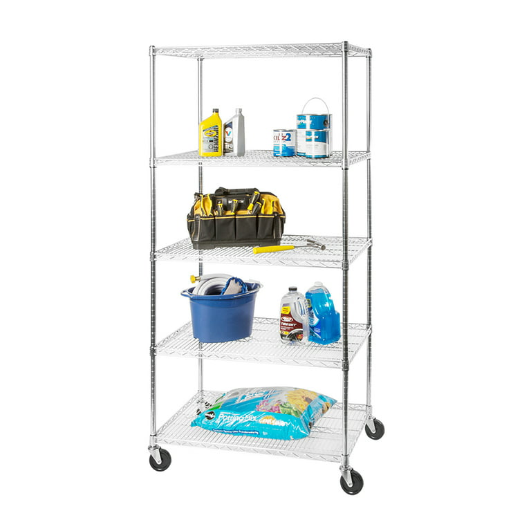 Seville Classics 29.5 in. x 13.3 in. 2 Individual Fitted Shelf