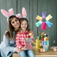 thumbnail image 4 of Guvpev Bunny Toys for Easter Decorations, Shaggy Bunny Peep 20” Collectible Plush, Large Pink Render Bunny Soft Toys, Easter Basket Stuffers Gift for Boys & Girls, 4 of 8