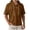 a01Brown, variant on Short Sleeve Hoodie Shirts for Men with Drawstring Lightweight Button Down Tees Classic Fit Moisture Wicking Casual Tops Coffee M